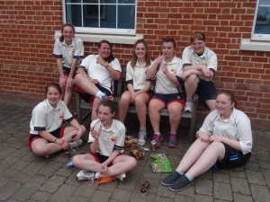 Melton girls celebrate with cake!